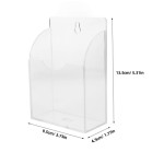 Tempat Sendok Es Krim Akrilik Transparan (2 Buah)