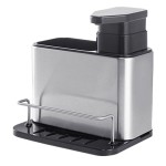 Rak Alat Makan 3-in-1 Serbaguna Warna Hitam