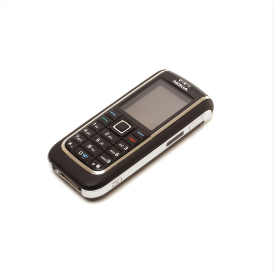 Refurbished Nokia 6151 | Hitam | Ponsel Klasik Tidak Terkunci