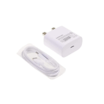 Genuine Samsung 25W Super Fast Adaptive Mains Plug/Wall Charger & Type C Cable for Galaxy S10, Note10, Note20, S20, S21 5G & Also includes MOBACE