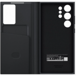 Genuine Samsung Galaxy S23 Ultra Smart Clear View Wallet Case - Black