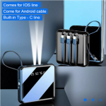 Power Bank Mini 20000mAh – Paket Baterai Charger Ponsel dengan Dua Port USB