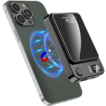 Power Bank 10000mAh Pengisi Daya Nirkabel Magnetik Paket Baterai Untuk iPhone