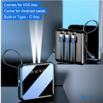 Mini Power Bank, 20000mAh Charger Battery Pack 2 USB untuk Ponsel