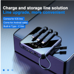 Mini Power Bank, 20000mAh Charger Battery Pack 2 USB untuk Ponsel