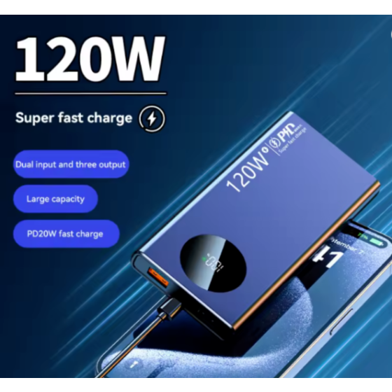 Xiaomi 120W 500000mAh Power Bank Kapasitas Tinggi Pengisian Cepat