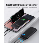INIU Power Bank, Paling Tipis & Ringan USB C Triple 3A High-Speed 10000mAh Portable Charger, Flashlight Powerbank untuk iPhone Samsung Xiaomi