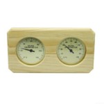 Termometer dan hygrometer sauna 2-in-1 termostat dalam/luar ruangan, cocok untuk sauna tradisional dan sauna barrel.