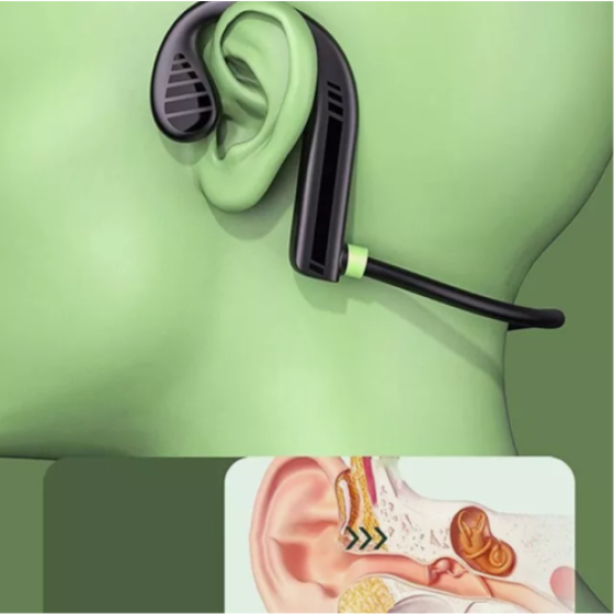 Earphone nirkabel Bluetooth untuk olahraga luar ruangan