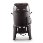 Char-Broil The Big Easy - Perokok, Pemanggang dan Pemanggang dengan teknologi TRU-Infrared, Lapisan Hitam.