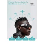 Kamera Aksi Head-Mounted Ultra-Ringan 2.7K – Kamera 21g Kompatibel dengan Kacamata, Mendukung Hands-Free First-Person View dan Audio Lossless, Cocok untuk Wisatawan/Profesional Bisnis (Putih)