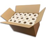 45 gulungan kertas toilet tiga lapis bebas plastik dan ramah lingkungan