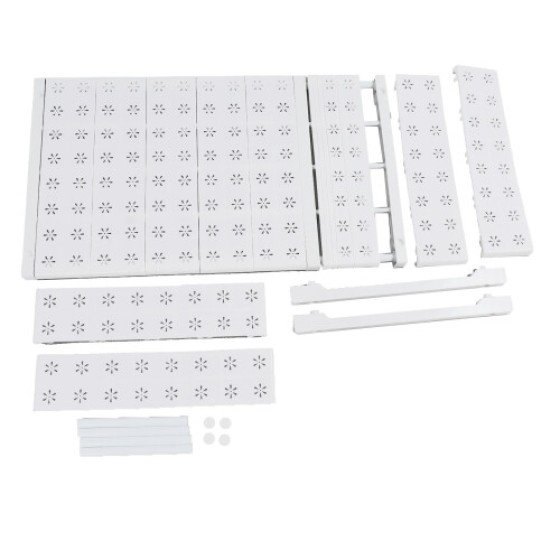 Rak lemari pakaian yang dapat diperluas, mudah dipasang