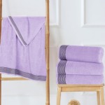 Belizzi Home Ultra Soft 4-Piece Oversize Bath Towel Set 27x54 Inches, 100% Cotton Bath Towels, Compact Quick-Dry Towel