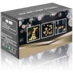 SUNACE Lampu String Bola Tenaga Surya - 10.85M/35.6FT 60 LED Lampu String 8 Mode Lampu Outdoor Tahan Air Bola Kristal Lampu Hias Tenaga Surya untuk Patio