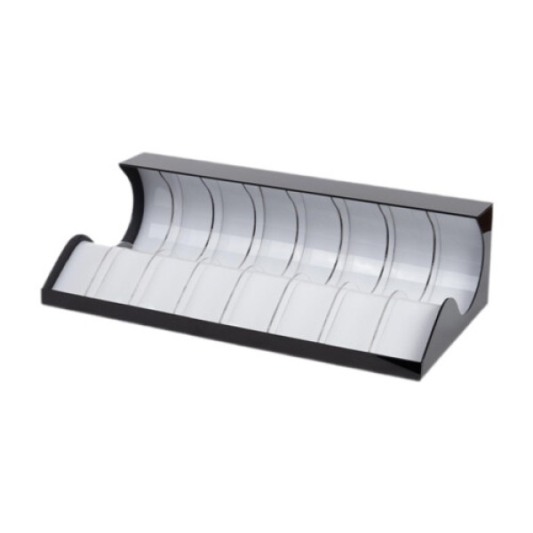 Rak pajangan akrilik, cocok untuk dekorasi jendela rumah, rak penyimpanan 8 kompartemen, bahan akrilik transparan, penyimpanan lemari pakaian yang bergaya.