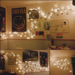 [Remote & Timer] 40 LED Lampu Fairy Outdoor - 8 Mode Lampu String Bertenaga Baterai (120 Jam Penerangan, Tahan Air IP65, Putih Hangat)