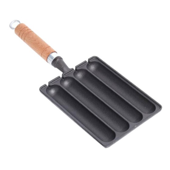 Mesin Sosis Rumah Tangga Cetakan Hot Dog Pengukus Anti Lengket dengan Cetakan Uap Tambahan untuk Memanggang dan Memasak dengan Mudah