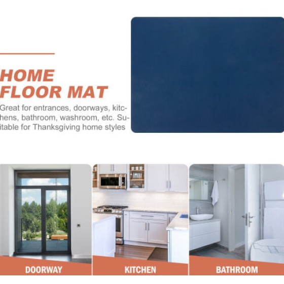 4枚セット 吸水防滑マット 玄関と浴室用