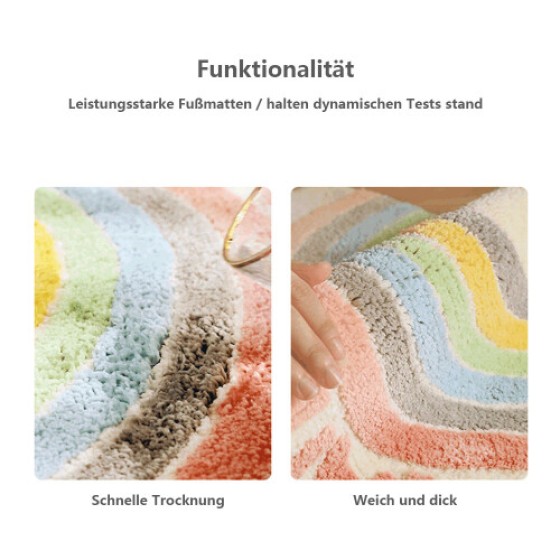 バスマット、防滑バスマット、洗えるバスマット