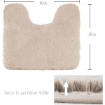 Non-slip bath mat and machine washable