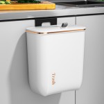 (Tempat Sampah Gantung Dapur dan Kamar Mandi dengan Tutup) Dimensi: Lebar 26,6 cm x Kedalaman 14,8 cm x Tinggi 30 cm