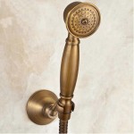 Vintage brass shower holder, adjustable shower holder, shower holder compatible with brass fitting