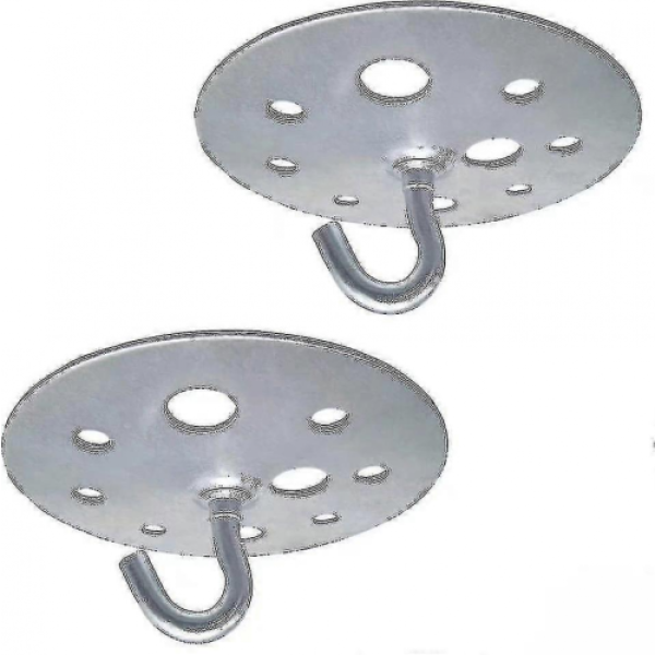 Metal Ceiling Hook with 90 mm Ro Base, for Chandelier, Durable, 2 Pieces