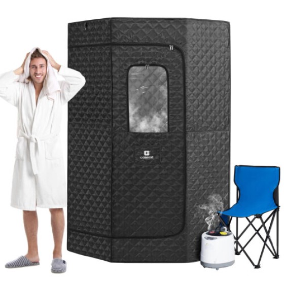 Full-Size Sauna Room, Pentagonal Sauna Tent, Sauna, Personal Indoor Steam Sauna Room