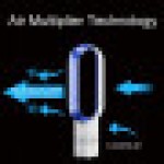 Kipas Menara Tanpa Bilah 16 Inci dengan Steker UK, Remote Control, Osilasi Tenang, 40W, Timer