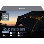 Solar Powered 160 LED Lights Warm for 3 x 3m Gazebo LS220138