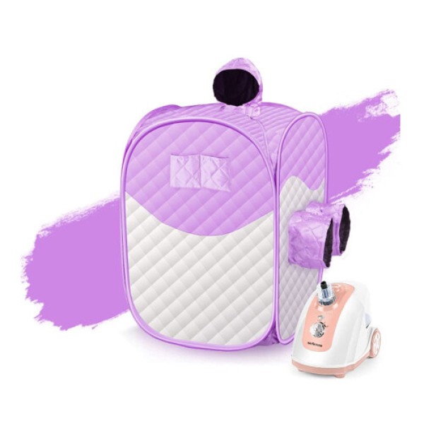 Portable Steam Sauna Spa Double Indoor Foldable Sauna Cabinet, Rapid Heating Detox, Color 1