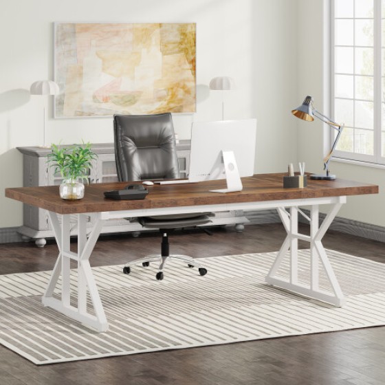 Tribesigns 63-inch Executive Desk | Large Computer Office Desk