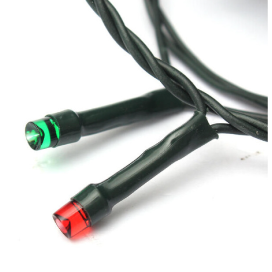 (Biru) 500 LED Lampu String Fairy Tenaga Surya untuk Taman, Pesta, Dekorasi Natal