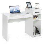 Computer Desk with Drawers and CPU Stand | Compact Study Laptop Desk
