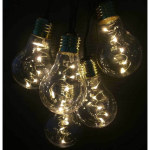 29357 LED Fairy Lights 10 Bulbs 50 Diodes 2.7m Warm White Indoor Outdoor Decorative Lighting