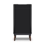 Tower Ozone Sensor Trash Can with Support Legs, 65L, Hands-Free Open, Carbon Filter, Black T938022BLK