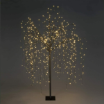 (8ft, Warm White) Weeping Willow Tree Warm/Ice LED's In/Outdoor Tree