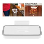 Lid Hanging Trash Bag Holder, Suitable for Kitchen Cabinets and Closet Trash Can Accessories