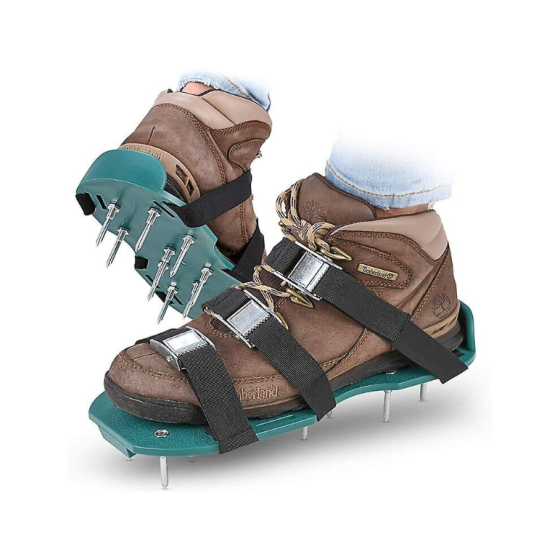 Lawn Aerator Shoes Loose Soil Garden Aerator 26 Nails For Inflating The Lawn And Yard