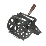 Weeds Roller Manual Weeder Tool 36 Inch Steel Rolling Lawn Aerator for Soil Loosening and Yard Planting