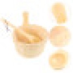 1 Set Hotel Health Sauna Room Bucket (Beige)