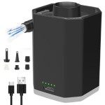 Pompa listrik untuk tas penyimpanan vakum, pompa udara isi ulang nirkabel, digunakan untuk memampatkan pakaian, selimut, dan koper.