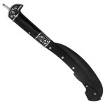 Black Folding Sickle with Stainless Steel Blade & Scabbard Suitable for Agricultural Mowing