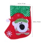 4 Pieces of Christmas Ornaments for Tree Decoration