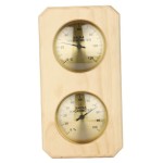 Termometer dan hygrometer ruang sauna, pengukur suhu montok dinding, cocok untuk rumah dan ruang sauna, mudah dibaca.