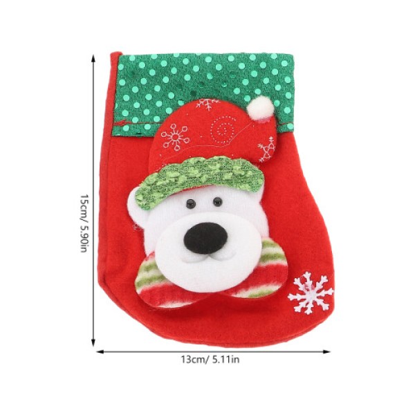 4 Pieces Hanging Christmas Stockings Decoration