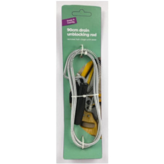 Batang pembersih saluran air 90cm dengan pegangan