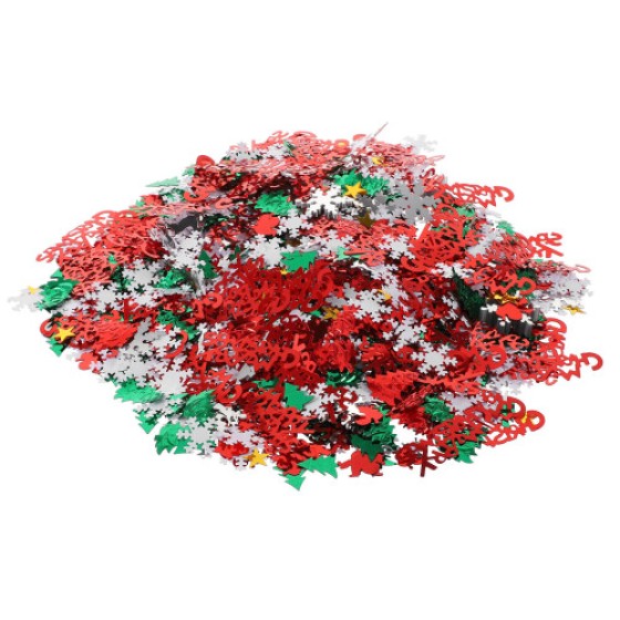 Alphabet and Snowflake Confetti Set for Party Decoration