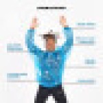 SweatPro 6点セット使い捨てサウナスーツ（青）